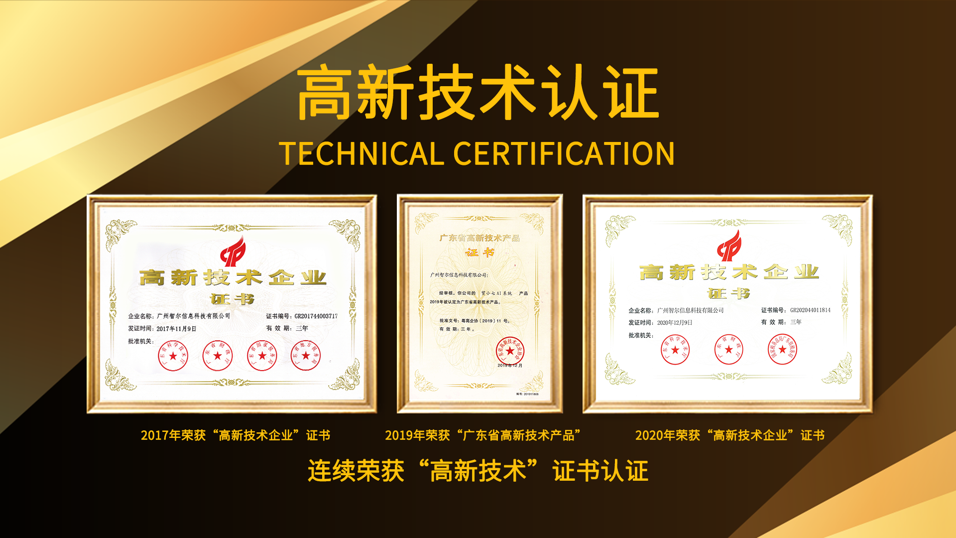 国家高新技术企业证书-贸小七